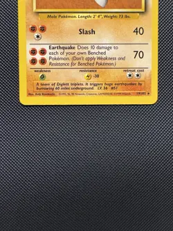 Pokemon TCG Dugtrio 19/102 Base Set Rare Near Mint 1999 WoTC - Image 4