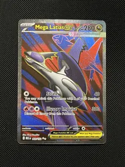 Pokemon TCG Ultra Rare Mega Latias EX #163/132 Mega Evolution - Image 1