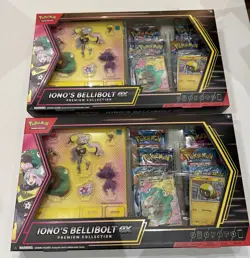 Lot 2 Iono’s Bellibolt Ex Premium Collection Box Journey Together Pokemon Sealed - Image 1