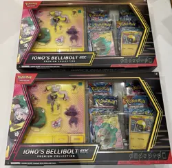 Lot 2 Iono’s Bellibolt Ex Premium Collection Box Journey Together Pokemon Sealed - Image 2