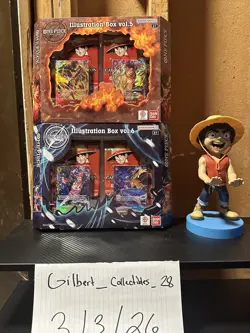 One Piece TCG: Illustration Box Vol 5 and Vol 6 Factory Sealed LOT OF 2 - Image 1