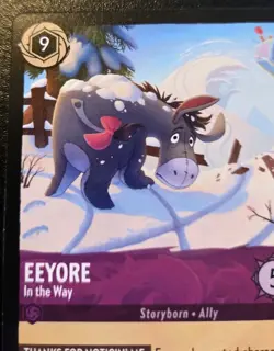 Eeyore - In The Way 45/204 Rare Winterspell Disney Lorcana TCG - Image 2