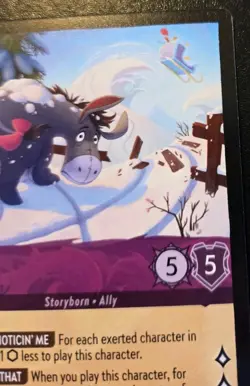 Eeyore - In The Way 45/204 Rare Winterspell Disney Lorcana TCG - Image 3