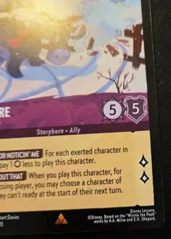 Eeyore - In The Way 45/204 Rare Winterspell Disney Lorcana TCG - Image 5