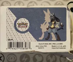 Ultra Pro Pokemon Playmat Lucario 2022 #15858 - Image 3