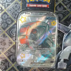 Pokemon Scarlet & Violet Paldean Fates Iron Treads EX Tin Box Promo Booster - Image 3