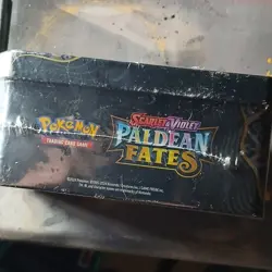 Pokemon Scarlet & Violet Paldean Fates Iron Treads EX Tin Box Promo Booster - Image 4