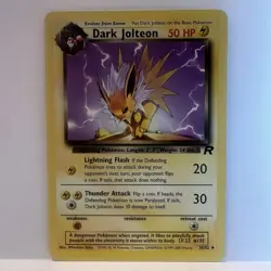 Dark Jolteon #38/82 Team Rocket Non-Holo Pokemon TCG - Image 2