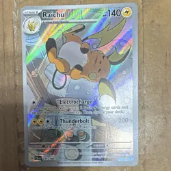 Pokemon Raichu 211/193 Paldea Evolved Illustration Rare Holo 140HP - Image 1