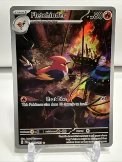 Pokemon TCG Paldea Evolved Fletchinder 199/193 Illustration Rare One Owner - Image 1