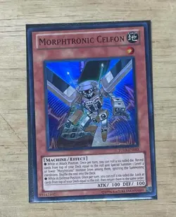 Yugioh Morphtronic Celfon TU03-EN003 Super Rare LP - Image 1