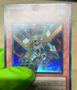 Yugioh Morphtronic Celfon TU03-EN003 Super Rare LP - Image 2