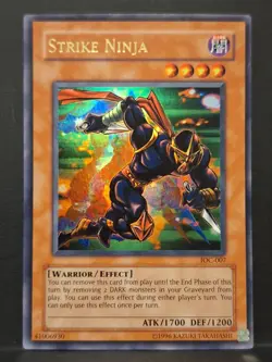 Yugioh Strike Ninja IOC-007 Ultra Rare Unlimited NM - Image 1