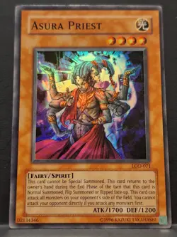 Yugioh Asura Priest LOD-071 Super Rare Unlimited NM - Image 1
