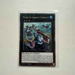 RA04-EN175 Wind-Up Zenmaity Quarter Century Secret Rare 1st Ed YuGiOh - Image 1