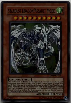 Stardust Dragon/Assault Mode Super Rare Duelist Pack 9: Yusei 2 DP09-EN001 MP - Image 1
