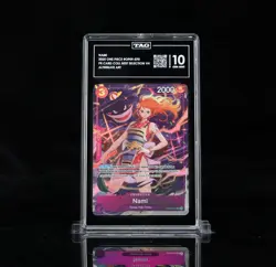 2025 ONE PIECE #070 PCC PREMIUM BEST SELECTION VOL 4 GENGAR NAMI PSA 10 GEM MINT - Image 1