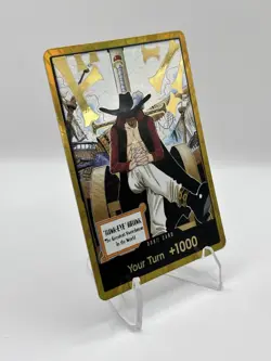 One Piece CCG Dracule Mihawk Gold Don!! OP14 - Eng. - PACK FRESH - MINT - Image 2