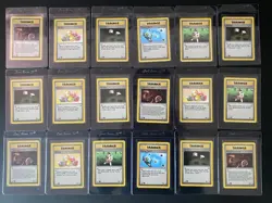 1st Edition Pokemon Fossil Trainer Cards NM Bundle Lot Of 18 Cards - Image 1