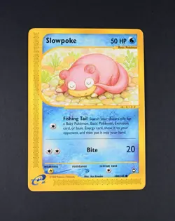 NM Slowpoke Reg. Non-Holo 108/147 Aquapolis Pokemon Card - Image 1