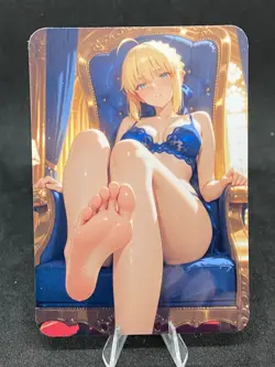 Artoria Pendragon Sexy Card/ ACG Card /Anime Card / Sexy Waifu / Waifu Card - Image 1