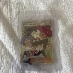 Pokemon Jesse And James Full Art Trainer Card 68/68 Hidden Fates NM+/Mint - Image 2