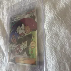 Pokemon Jesse And James Full Art Trainer Card 68/68 Hidden Fates NM+/Mint - Image 3