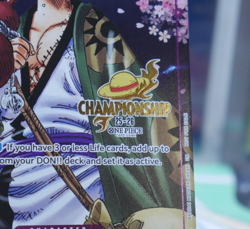 Zoro-Juurou OP05-067 Championship 25-26 Event One Piece Card TCG Celebration - Image 2