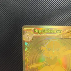 Pokemon Gold Mega Gardevoir EX Hyper Rare Card 187/132 English NM - Image 2