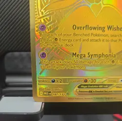 Pokemon Gold Mega Gardevoir EX Hyper Rare Card 187/132 English NM - Image 4