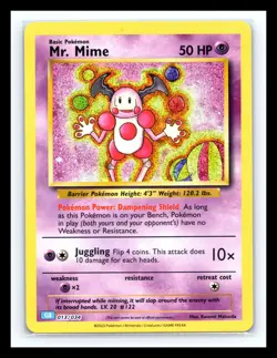 💥 Pokemon Mr. Mime 013/034 CLB Classic Card Collection Holo 2023 - Image 1