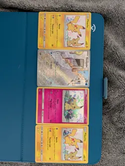 Pokemon TCG Card Lot 5 Pikachu Mimikyu Slowpoke Holo Regular 2021 - Image 1