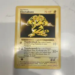 Pokemon TCG Electabuzz Base Set 20/102 70 HP Rare Regular English Card - Image 1
