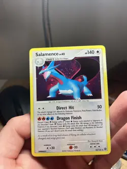 Salamence LV.62 18/132 Holo Bleed Rare Pokemon Card Pokemon TCG Secret Wonders - Image 1