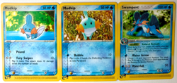 Mudkip Swampert Evolution Lot 3 Card EX Ruby Sapphire LP/MP - Image 1