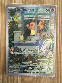 Charmander - SVP044 - Full Art Illustration Promo Rare Holo Pokemon Card SEALED - Image 1