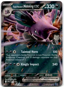 Team Rocket's Nidoking ex - Promo SV: Scarlet & Violet Promo Cards 217 NM - Image 1