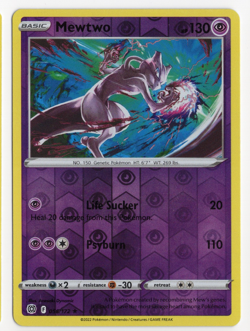 Mewtwo 056/172 Holo Brilliant Stars Pokemon Card - Image 1