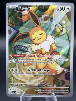 Pokemon Eevee 173 Sv: Scarlet & Violet Promo Basic Holo English Pokemon TCG Card - Image 1
