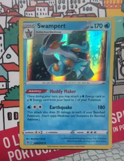 Swampert 064/264 Fusion Strike Holo Rare Pokemon Card - Image 1