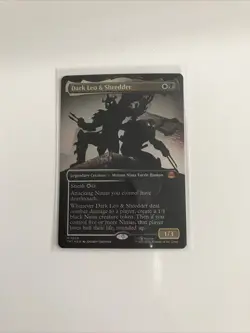 Dark Leo & Shredder (Borderless) Teenage Mutant Ninja Turtles Foil - Image 1