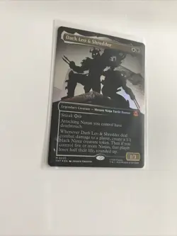 Dark Leo & Shredder (Borderless) Teenage Mutant Ninja Turtles Foil - Image 4