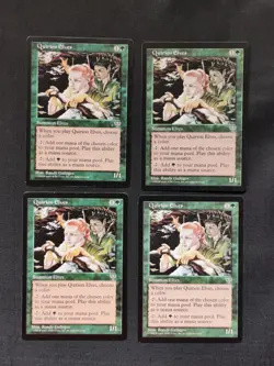MTG 4x Quirion Elves Playset Mirage Magic The Gathering Unplayed - Image 1