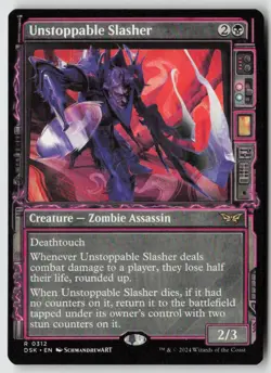 Unstoppable Slasher (Showcase) Duskmourn: House of Horror (312) Normal - MTG - Image 1