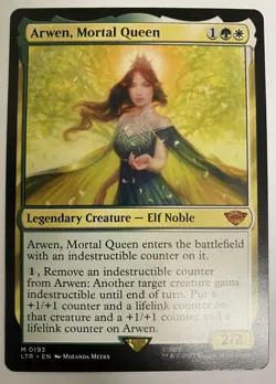 MTG - Arwen, Mortal Queen - Regular Mythic #193 - LOTR: Tales of Middle-earth NM - Image 1