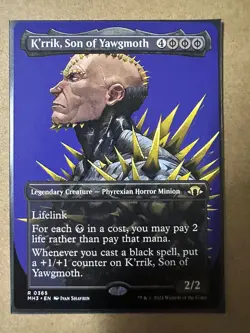 K'rrik, Son of Yawgmoth BORDERLESS RARE Modern Horizons 3 MTG MH3 Magic NEW - Image 1