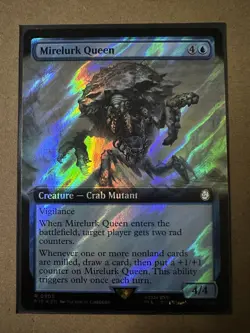 Mirelurk Queen SURGE FOIL EXTENDED RARE Fallout PIP MTG Magic Gathering NEW - Image 1