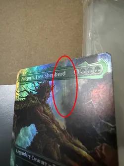 Fangorn, Tree Shepherd FOIL BORDERLESS Lord of the Rings LTR MTG Magic ROLLER - Image 2