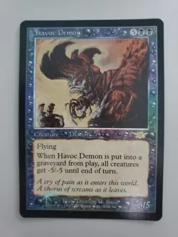 MTG Havoc Demon Legions Foil Rare - Image 1