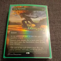 MTG Crop Rotation Double Masters (Borderless) FOIL M/NM - Image 1